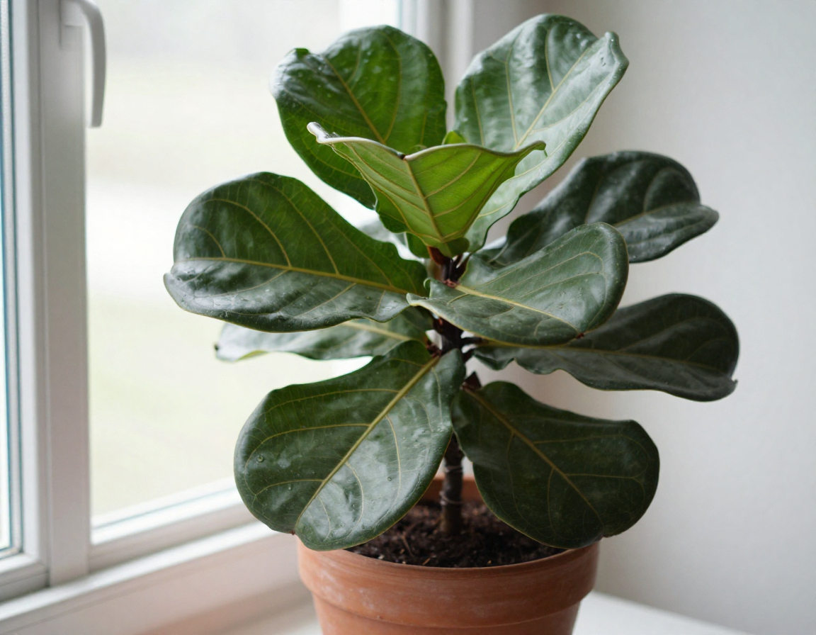 Fiddle Leaf Fig Ficus innendørsplante